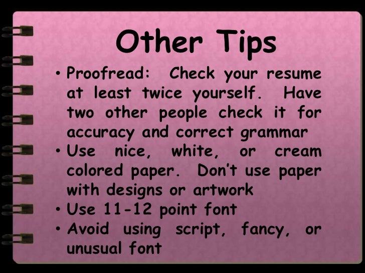 resume writing for teens resume tips for teens