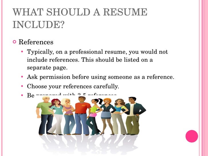 should i include references on my resume resume writing high school