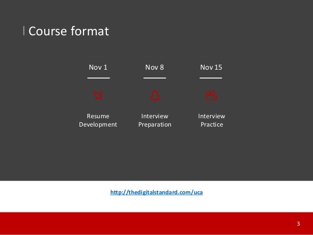 resume writing class