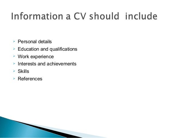 resume writing ppt personal qualifications for resumes