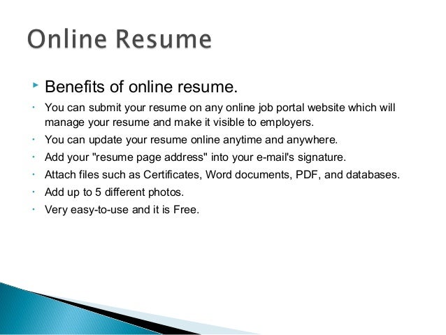 attach resumes