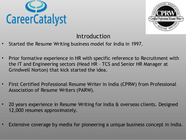 introduction started the resume writing business model for india in 1997 - Resume Writing Certification India introduction started the resume writing business model for india in 1997 - Resume Writing Certification India