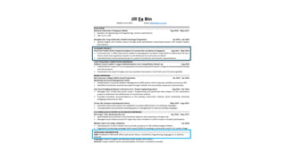 Resume Writing Presentation for students | PPTX