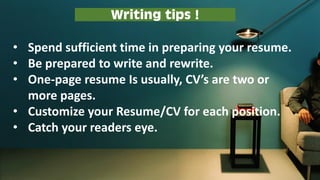 Resume Writing Session for entry level | PDF