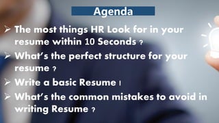 Resume Writing Session for entry level | PDF