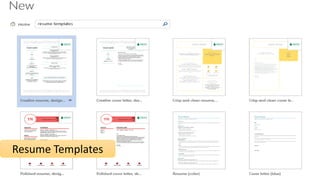 Resume Writing Session for entry level | PDF