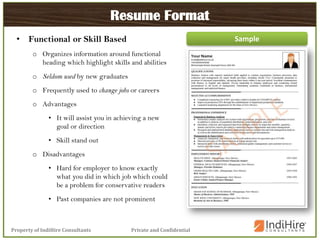 Resume writting tips by IndiHire Consultants