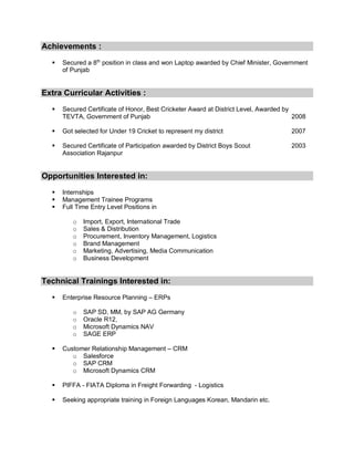 Resume Zahid | PDF