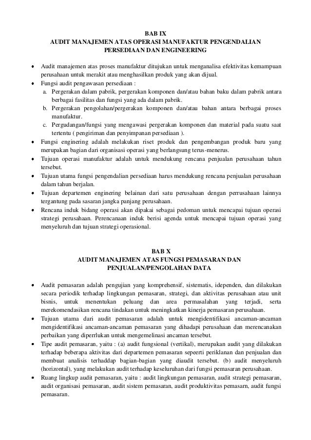Contoh Laporan Audit Manajemen Perusahaan Audit Kinerja Contoh Laporan Audit Manajemen Perusahaan Audit Kinerja