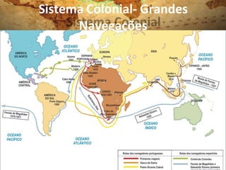 Sistema Colonial- Grandes
Navegações
 