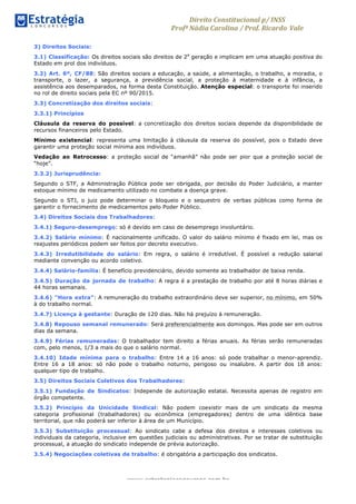 Direito	
  Constitucional	
  p/	
  INSS	
  
Profª	
  Nádia	
  Carolina	
  /	
  Prof.	
  Ricardo Vale	
  	
  
www.estrategi...
