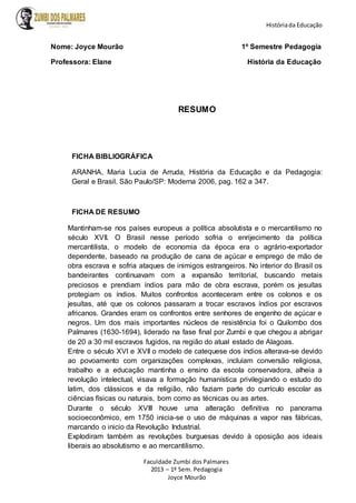 NOVA - AVALIAÇÃO PRESENCIAL 4 PERÍODO PEDAGOGIA (1) - Pedagogia