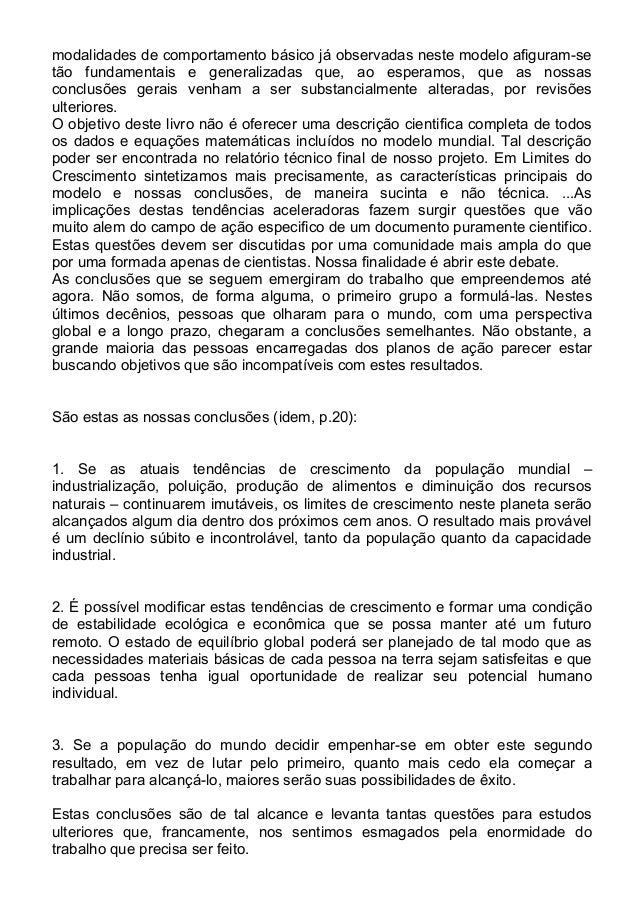 Caracteristicas do relatorio tecnico