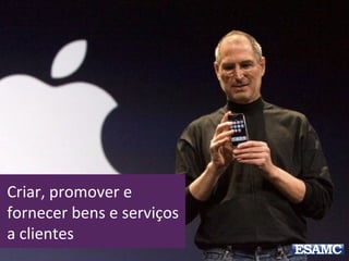 Ciência para vender
mais um serviço
 