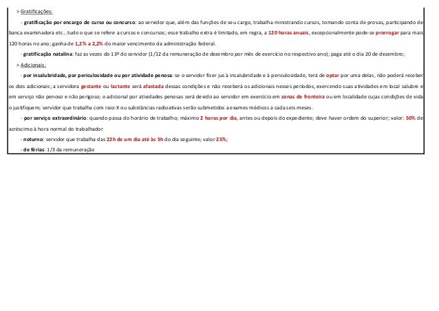 Gratificacao por encargo de curso ou concurso