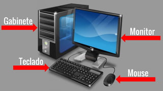 Gabinete
Mouse
Teclado
Monitor
 