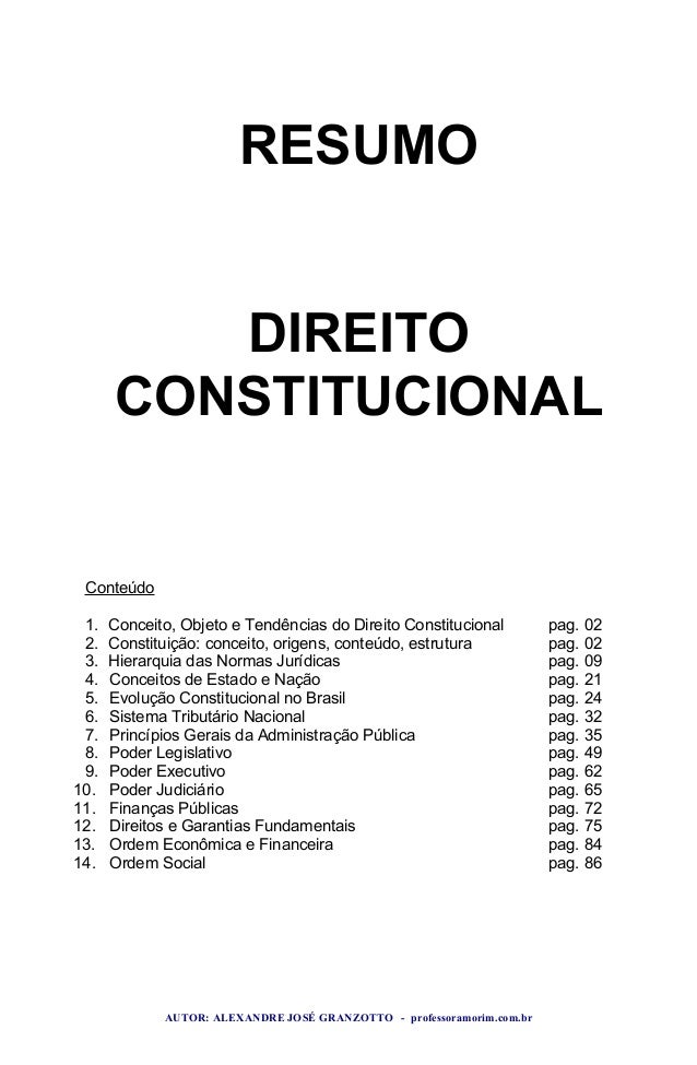 Resumo direito constitucional oab 2019 pdf Resumo direito constitucional oab 2019 pdf