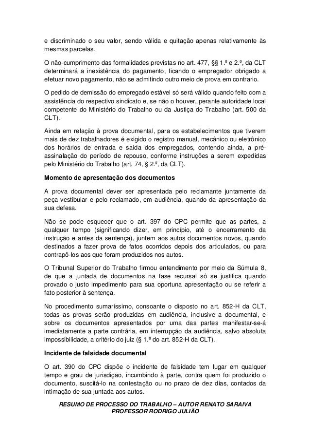 Resumo de proc.trabalho
