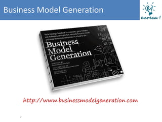 Business Model Generation




        http://www.businessmodelgeneration.com

    2
 