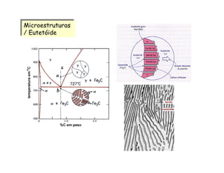 Microestruturas
/ Eutetóide
Microestruturas
/ Eutetóide
 