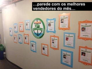 …parede com os melhores
vendedores do mês…
 