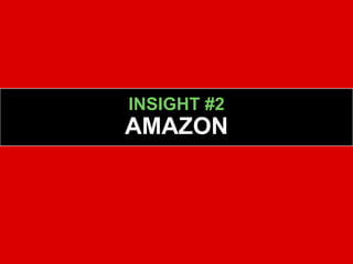 INSIGHT #2
AMAZON
 