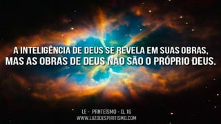 Resumo o livro dos espíritos - item 10 - 16