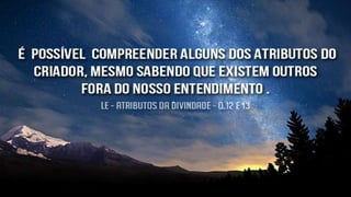 Resumo o livro dos espíritos - item 10 - 16