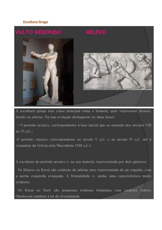 Escultura Grega

 
