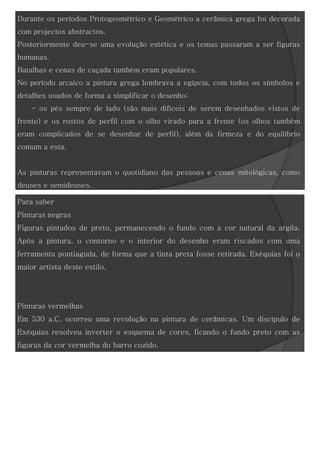 Resumo de matéria de História 10º ano