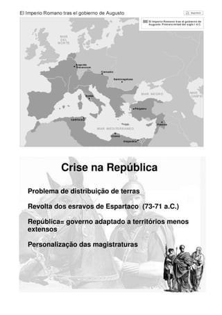 Resumo de matéria de História 10º ano