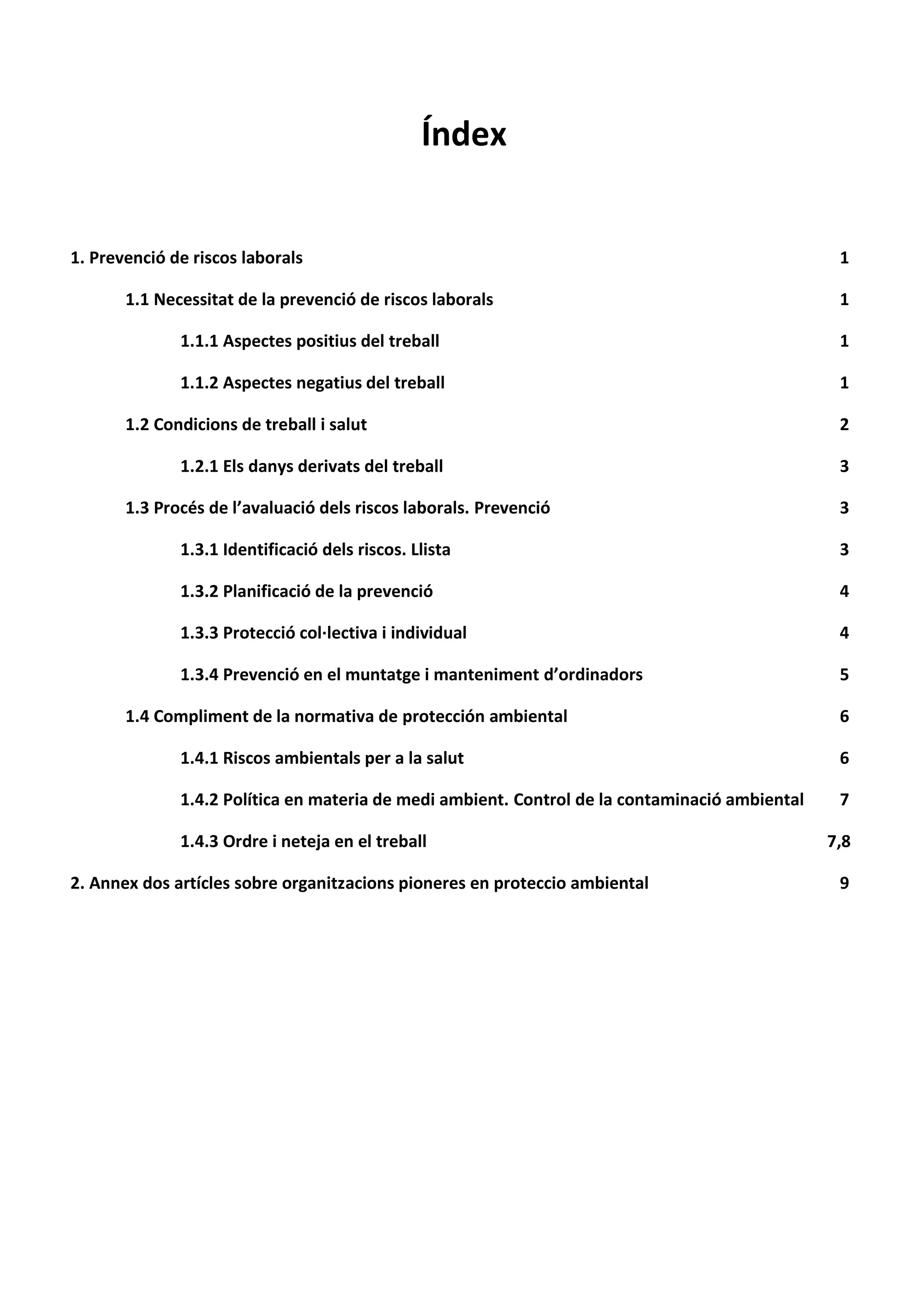 Resum Prevencio Riscos Laborals PDF Resum Prevencio Riscos Laborals PDF