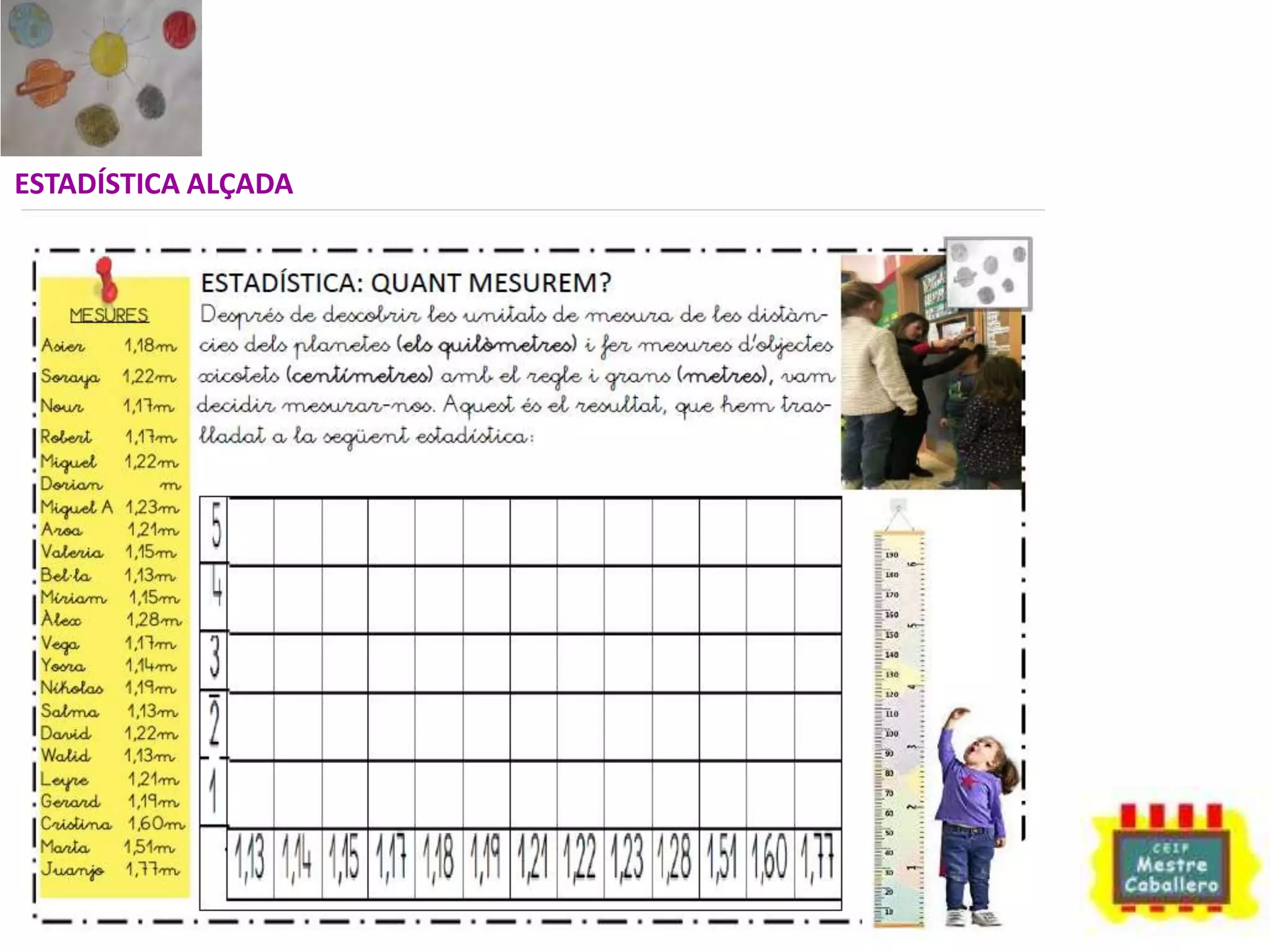 ESTADÍSTICA ALÇADA
 