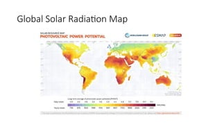 Global Solar Radiation Map
 