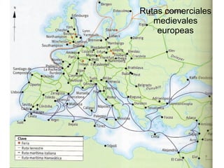 Rutas comerciales medievales europeas 