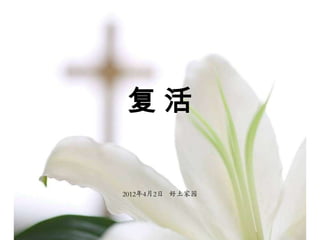 复活


2012年4月2日 好土家园
 