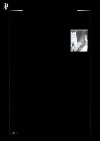 80 /
Cofradía de Jesús Resucitado y Ntra. Sra. de la Paz
Desde Córdoba
	 El “Año de la Fe” ha terminado y debemos hacer
una valoración de los actos y vivencias durante el mismo.
¡Ojalá que haya dejado huella en el corazón de muchas
personas para vivir la vida cotidiana con la esperanza del
Evangelio!
	 El “Año de la Fe” ha sido la ocasión para expresar
esa fe católica que se vive y se confiesa en la piedad
popular. La piedad popular es la fe de los sencillos que no
debe confundirse con una fe sin raíces.
	 La piedad popular y más en Andalucía, tiene su propio mundo, es como
un universo en el que se mezclan el aspecto sensible, sentimientos profundos,
costumbres, imágenes y ritos solemnidad y cercanía. Es un mundo que ha
brotado de la fe, que se vive de padres a hijos, y a veces es el sentimiento
religioso más profundo que sostiene la esperanza de una persona sobre todo
en momentos decisivos.
	 Pero la piedad popular, como todo, tiene sus riesgos. Nunca debe
perder el norte de que ha nacido en la fe y debe vivirse en clima de fe. Cuando
se queda en lo superficial o se reduce a mero acontecimiento cultural, corre el
riesgo de desaparecer.
	 El mundo cofrade de Córdoba, portavoz de esa piedad popular, celebró
el 14 de Septiembre un “Viacrucis Magno” en el que confluyeron 18 pasos de
la Semana Santa cordobesa.
	 Fue precisamente el Beato Alvaro de Córdoba, patrono de la Agrupación
de Cofradías de la ciudad, quien introdujo esa práctica del Viacrucis en
Occidente, a la vuelta de su viaje a Tierra Santa en 1419, como lo había visto en
la vía dolorosa de Jerusalén. El Viacrucis por tanto, tiene mucho de cordobés.
	
	 Este “Viacrucis Magno” supuso un encuentro multitudinario de fieles
peregrinando por las calles de la capital, como si de una Semana Santa
concentrada se tratara. Córdoba vivió una jornada histórica ese día e hizo vibrar
en el corazón de muchos las raíces de la fe cristiana.
 