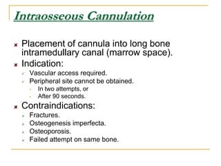 Endotracheal IntubationDrug administration.Do not delay while attempting IV access.