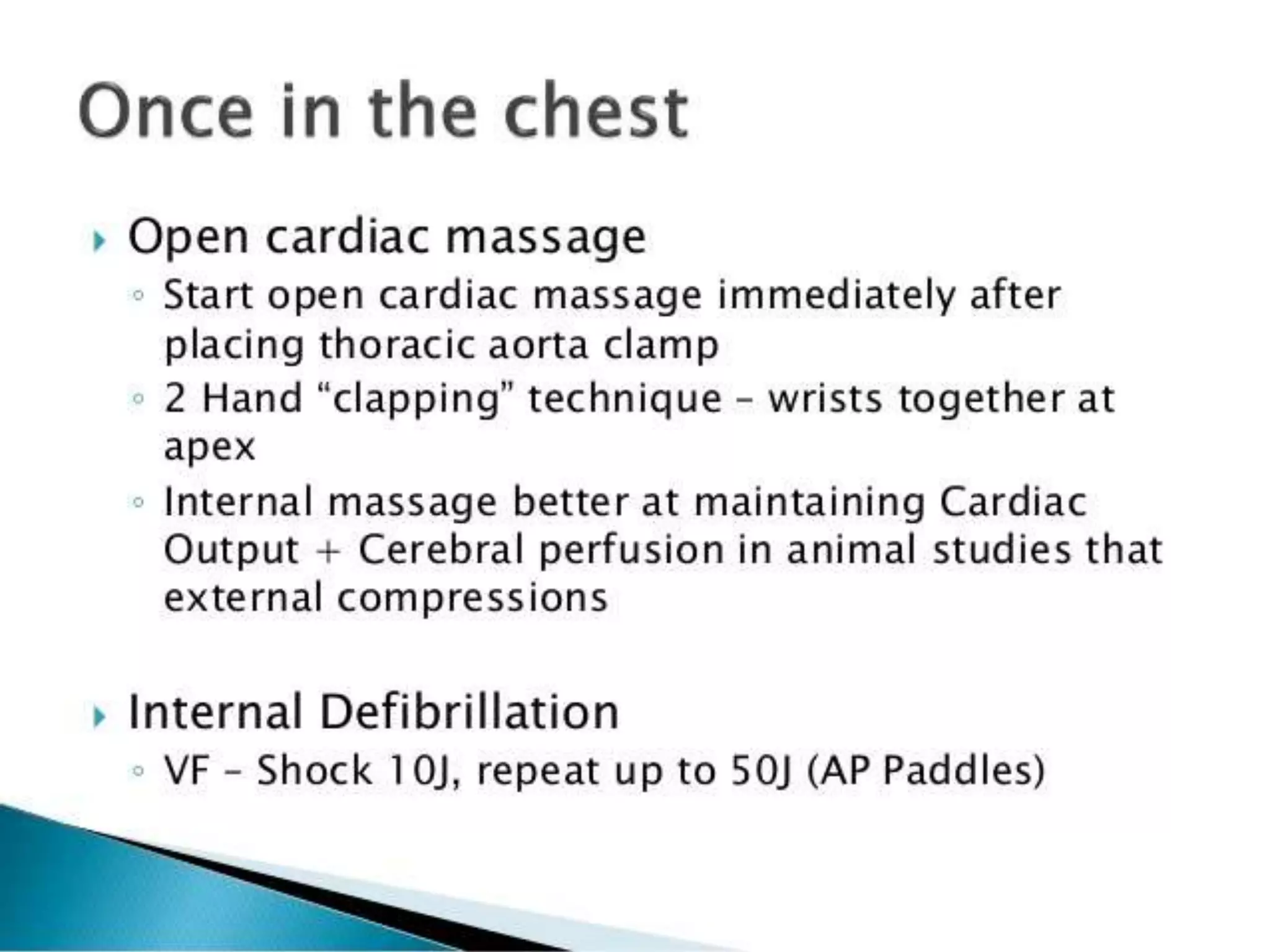 Resuscitative Thoracotomy