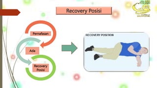 Recovery Posisi
Pernafasan
Ada
Recovery
Posisi