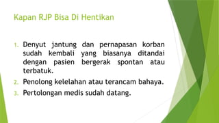 Ppt Rjp Resusitasi Jantung Paru untuk kesehatan. | PPTX