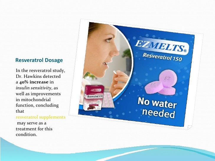 Resveratrol supplements and diabetes