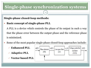 Resynchronisation or reconnection or transition of microgrid with the ...