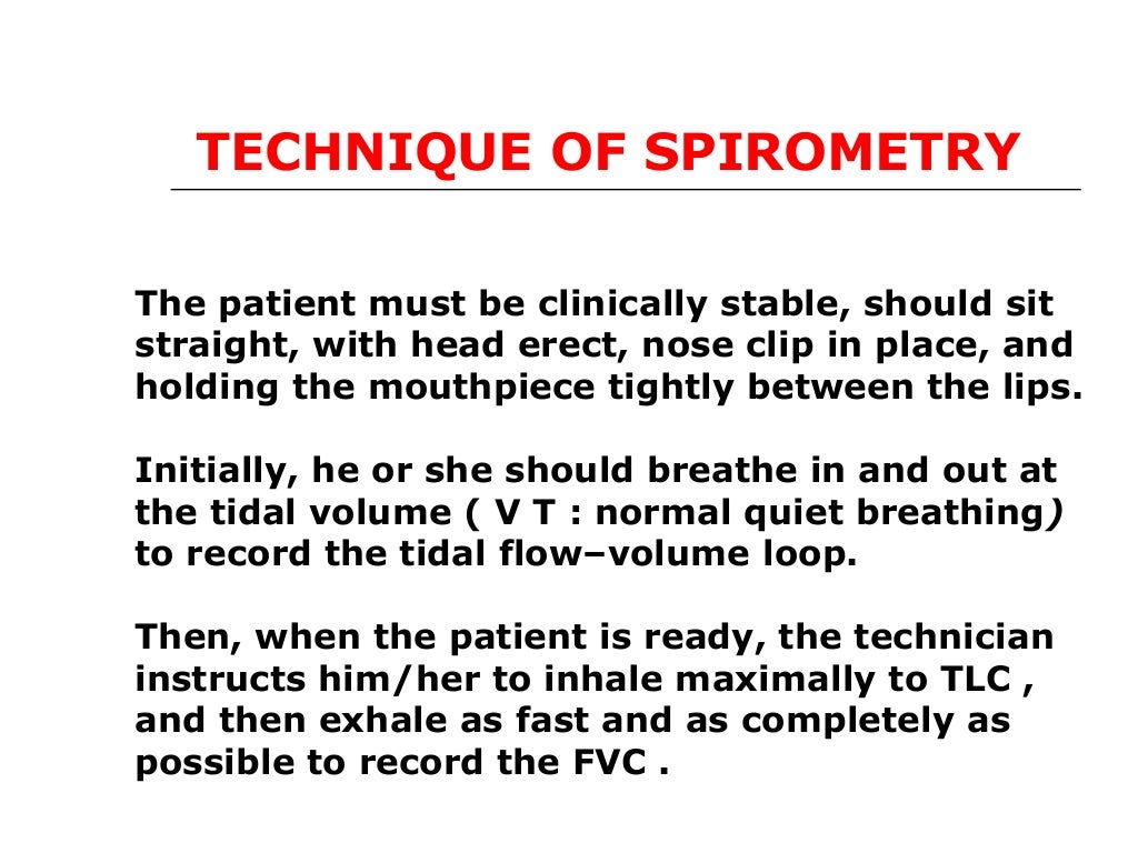 Spirometry Interpretation