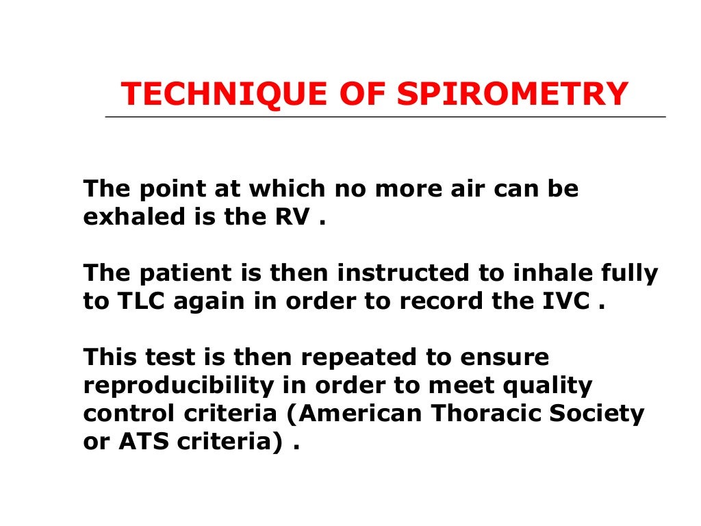 Spirometry Interpretation