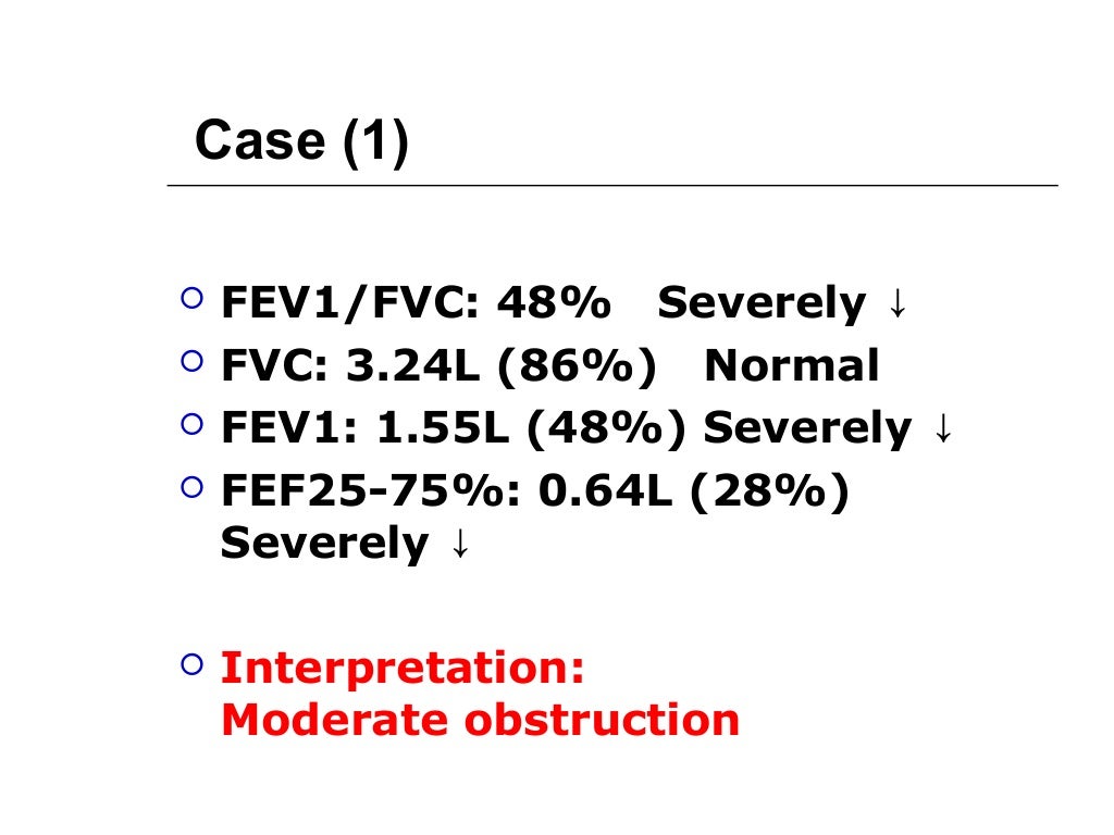 Spirometry Interpretation