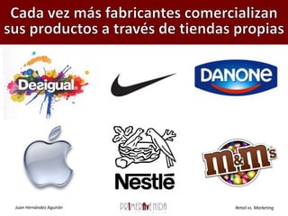 Modelo comercial modernotiendas propiaProducciónDistribución