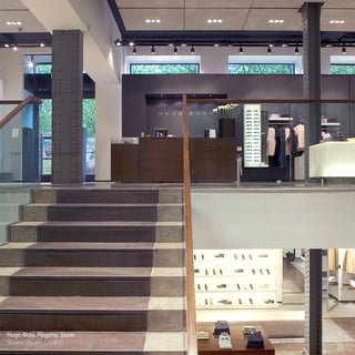 Hugo Boss, Flagship Store
Sloane Square, London
 