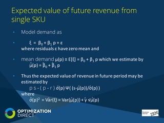 Retail Pricing Optimization | PDF