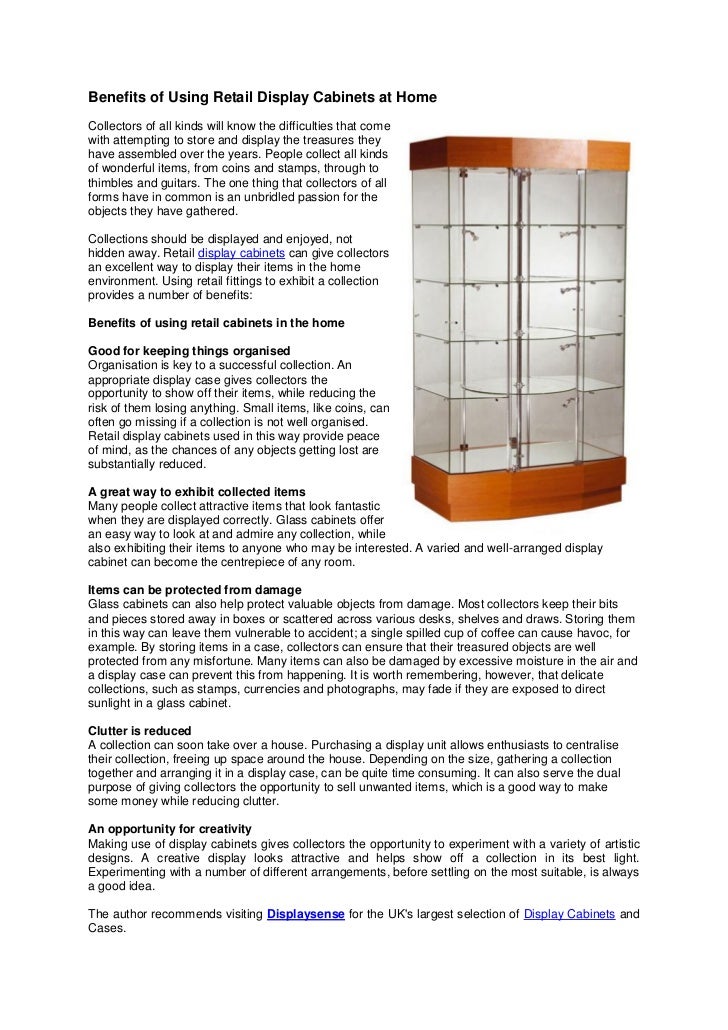 Retail Display Cabinets At Home